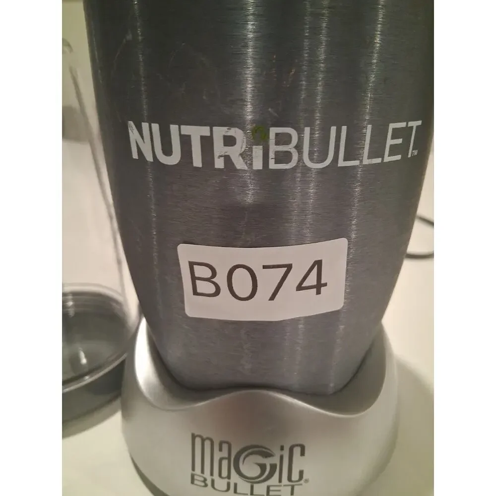 NutriBullet Magic Bullet Blender Set with 3 Cups, Blades & Lip Rings - Tested